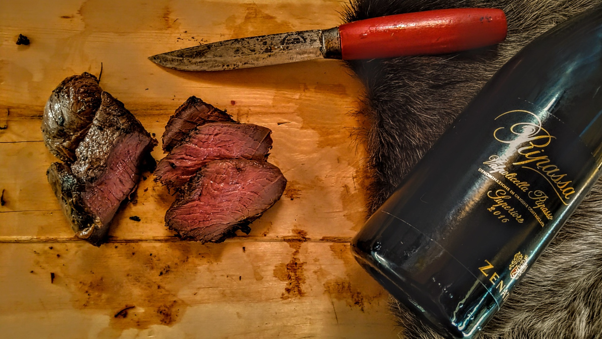 Retkieväänä poronpaistia